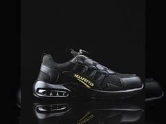 माइक्रोफाइबर सुरक्षा जूते बटन सुरक्षा जूते स्टील पैर की अंगुली के साथ एंटी-स्मैशिंग केवलर मिडसोल