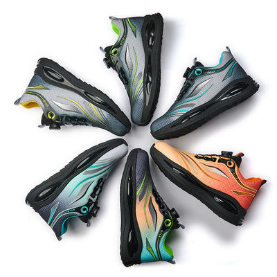 खरीदें Breathable Flyknit Comfortable Safety Shoes Steel Toe Worker Shoes Anti-Puncture Kevlar Safety Shoes For Men Industrial Work Shoes TPU online manufacture